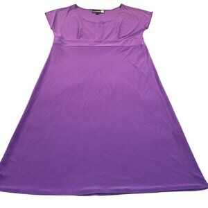 ANTTHONY Original Medium Purple Knee Length Cap Sleeve Sheath Dress USA